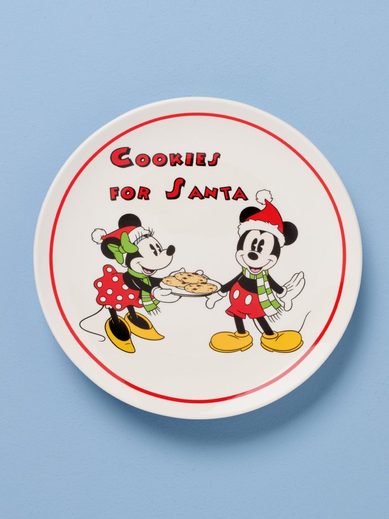 Disney Holiday Cookies For Santa Plate